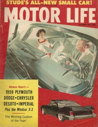MOTOR LIFE 1958 OCT - WINDSOR X3, DUAL GHIA, RAPIER, TAUNUS, '59 CUSTOM CARS